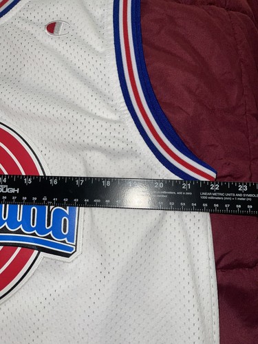 Tune Squad Bugs Bunny #1 Size XL Embroidery Space Jam Basketball Jersey Champion - Picture 9 of 10