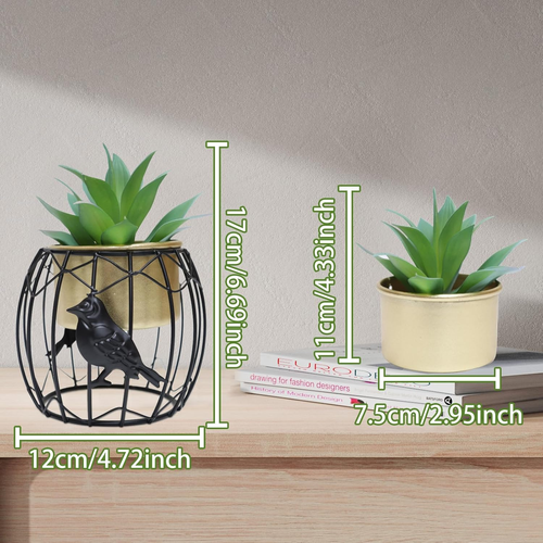 Small Hanging Fake Plants Fake Plants Artificial Succulents Plants for Room Bath - Picture 3 of 12