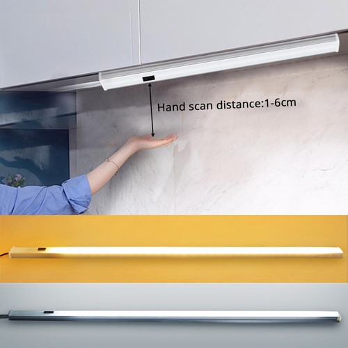 Sensor LED Unterbauleuchte Lichtleiste Küche Schrank Leuchte Lampe Beleuchtung - Bild 4 von 13