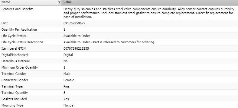 Válvula EGR estándar para CHRYSLER PACIFICA 2005-2006 V6-3,8 L Foto 4 de 4
