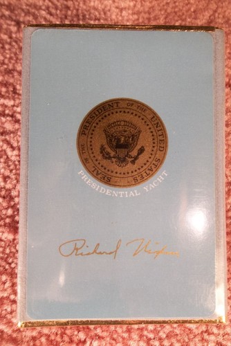 VERY RARE USS SEQUOIA PRESIDENTIAL SEAL YACHT RICHARD NIXON PLAYING CARDS SEALED - Picture 9 of 9