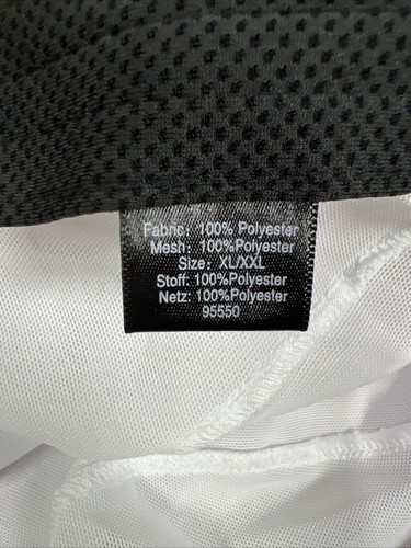 Top-Ex White Black Hat Mesh Lightweight Cap Pullstring Size XL/XXL - Picture 6 of 7