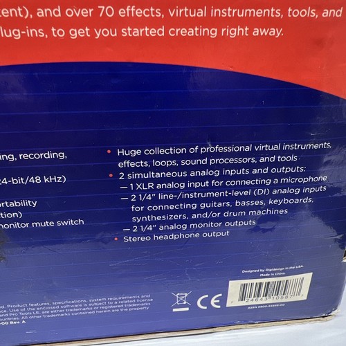 DIGIDESIGN MBOX 2 Mini USB Audio Interface Box Untested Missing Cable & DVD - Picture 6 of 24