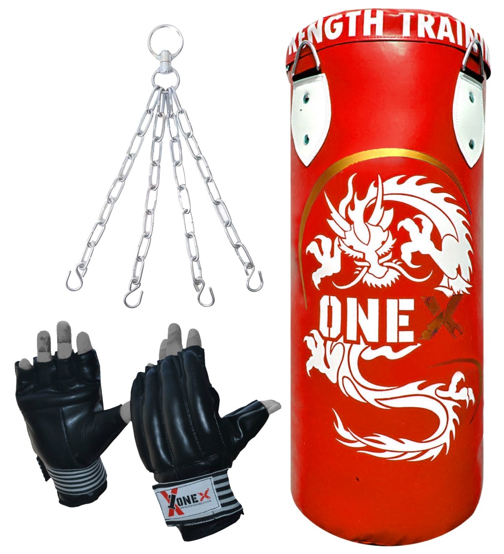 ONEX 3ft Filled Hanging Boxing Punch Bag Set Heavy MMA UFC Punching Training ONEX ONEX ONEX 3ft Filled Hanging Boxing Punch Bag Set Heavy MMA UFC Punching Training 3878a8