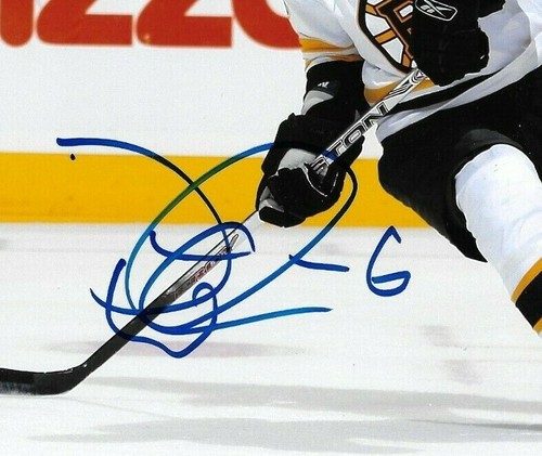 Signed Dennis Wideman Boston Bruins Autographed 8x10 Photo #1 Original - Picture 2 of 2