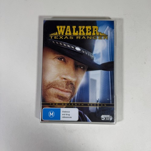 Walker Texas Ranger Season 7 DVD Seventh Series 1995 Chuck Norris Free AU Post