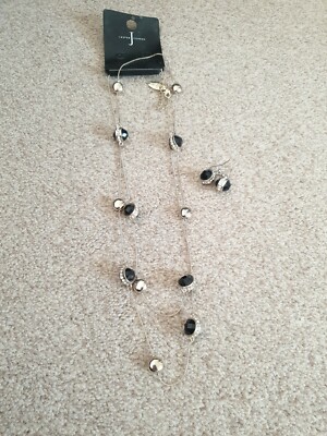 Costume Jewellery Necklace Earring Set By Jasper Conran Rrp £18 