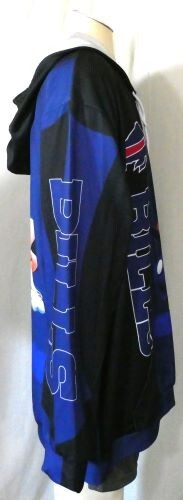 Buffalo Bills Mickey Mouse 5XL Pullover Warmup Disney Hood Pockets Polyester - Picture 5 of 6