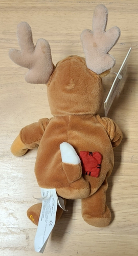 8" Disney Store Bean Bag Reindeer Pooh 1999 - 第 2/4 張圖片