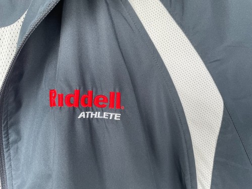 Riddell Athlete Charles River Apparel Windbreaker Jacket 3XL Zip Up Navy - Picture 2 of 5