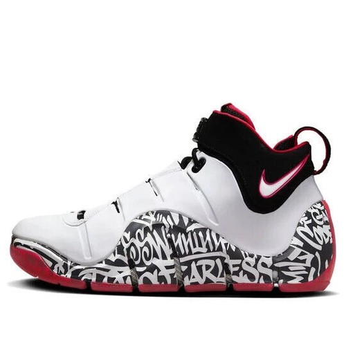 NIKE ZOOM LEBRON 4 'GRAFFITI' DJ4888-100 Sz 8.5