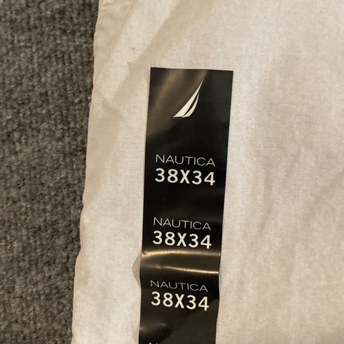 Pantalone chino Nautica Clipper uomo 38x34 grigio chiaro relax fit nuovo con etichette cotone - Foto 12 di 19