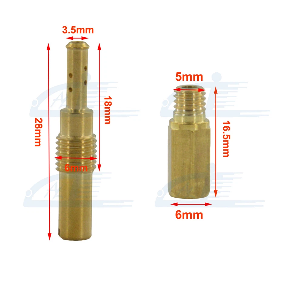 Juego de kit de chorro principal de carburador para motocicleta chorro lento/piloto para PWK Keihin OKO CVK Foto 2 de 4