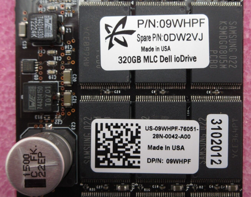 Dell Fusion-iO ioDrive 320GB PCI-E x4 NVMe MLC/S SSD FH 9WHPF 09WHPF - 第 3/5 張圖片