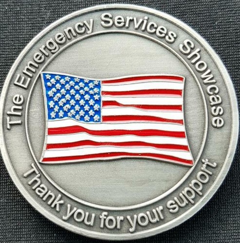 Emergency Services Showcase Emergency Vehicle and Apparatus Show Challenge Coin - Picture 2 of 2