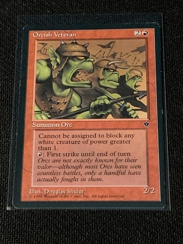 Magic the Gathering Fallen Empires Orcish Veteran (Shuler) - Bild 1 von 2