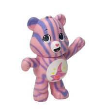 True Dreams Care Bears Mini Figure Pink  Purple Striped Moon  Heart Belly Toy