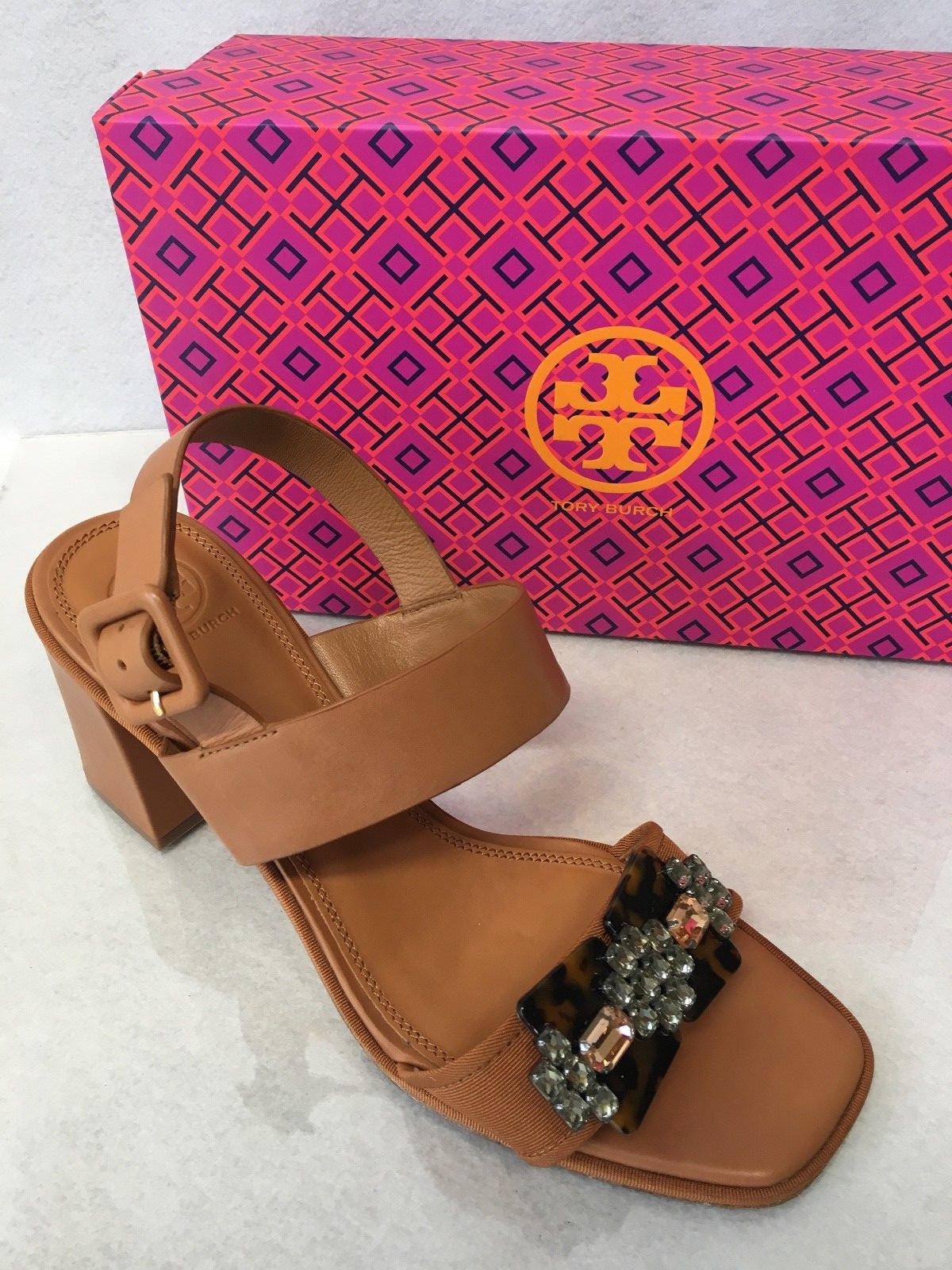 Tory Burch Delaney Adornado Sandalias Tamaño 10m envío gratis Tory Burch Delaney Adornado Sandalias Tamaño Tamaño Tamaño 10m envío gratis descuento de bajo precio