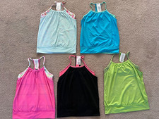 Ivivva by Lululemon Athletica Girls Double Dutch size 10 tank tops Lot of 5 