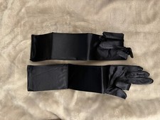 Long Black Costume Gloves