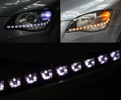 LED 2way Head Light Eyeline LC Line Module DIY Kit For 11-13 Ssangyong ...