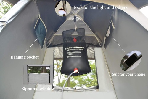 Durable Portable Changing Room Tent with Carry Bag - Perfect for Outdoor Use - Picture 7 of 9