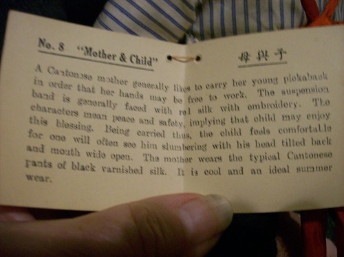 1940's MICHAEL LEE Composition MICALE 11" Mother and 5" Child Made in Hong Kong - Picture 9 of 10