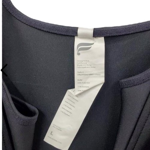 Fabletics Atlantis Scuba One Piece Jumpsuit 7/8 Black NWT Large - Picture 3 of 7