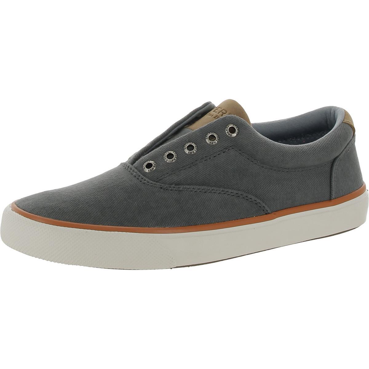 Мужские оксфорды Sperry SC из твила в полоску, синие парусиновые туфли-оксфорды 9 Medium (D) BHFO 4791