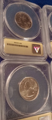 2009 S 6 U.S Territories Quarters P&D 12 COINS ANACS MS67 Qu PR DC VI NMI AS - Picture 17 of 23