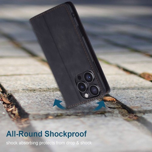 For iPhone 16 Plus/Pro/16 Pro Max/16e Magnetic Case Wallet Leather Stand Cover - Picture 18 of 24