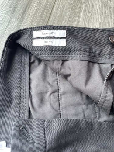 Pantalón para mujer Calvin Klein ajuste cónico elástico negro talla 46 UK 12 - Imagen 11 de 14