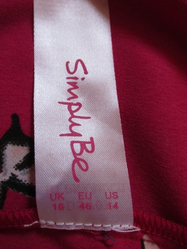SimplyBe, Ladies Pink Blouse, Butterfly Design, Size 18 - Picture 6 of 8