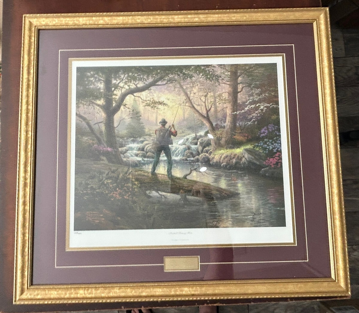 Thomas Kinkade “Foothill Fishing Hole