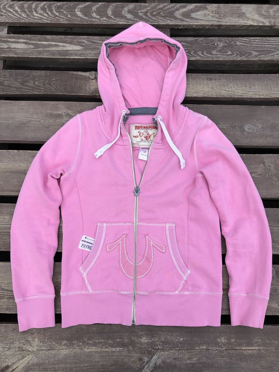 True Religion Vintage Y2K Style Zip Up Pink Hoodie Size L | eBay True Religion Vintage Y2K Style Zip Up Pink Hoodie Size L | eBay