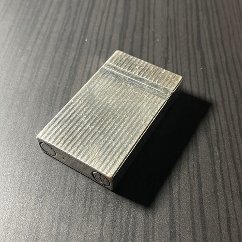 funktionierendes S.T.Dupont Gasfeuerzeug silber LINE 2 ohne Box - Bild 4 von 8