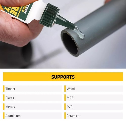 Everbuild Mitre Fast Two Part Instant Bonding Kit, 50 g Adhesive , 200 ml - Picture 6 of 8