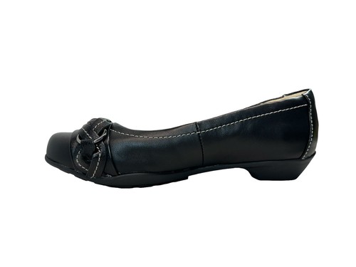 Softspots Womens Black Posie Slip On Casual Flats Sneaker Shoes US 6.5 W - Picture 3 of 8