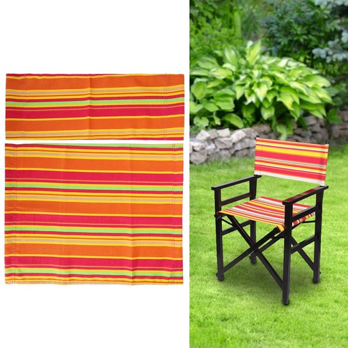 Colorful)1 Set Director Chair Canvas Replacement Seat Cloth Home Supplies - Picture 3 of 24
