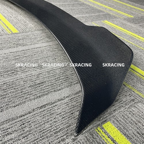 Real Carbon Fiber V Rear Boot Spoiler Wing Flap For Cadillac CT4 2020-2025 - Picture 11 of 24