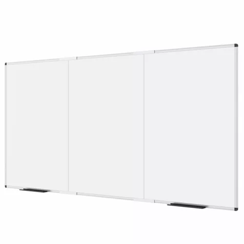 VIZ-PRO Large Dry Erase Board/Magnetic Foldable Whiteboard, 8' x 4'