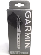 Garmin Replacement Forerunner 45 Watch Band - White Silicone 010-11251-2B (NEW)
