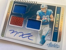 2019 Panini Absolute Football T. J. Hockenson 237 Rookie Premiere Materials /199