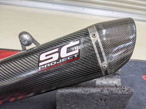 SC-PROJECT Slip-on Muffler Carbon for BMW F800R F800GT 09-16 - 第 12/12 張圖片