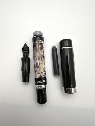 APOLLO 11 Commemoritive Anniversary Fountain Prn. Nib Size-M. - Picture 11 of 16
