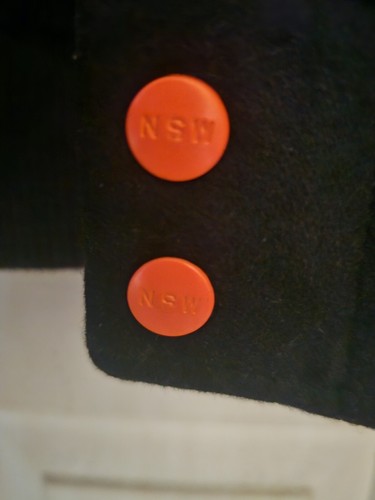 Authentic Mens RARE Nike Destroyer Jacket Miami Orange Leather SMALL $140obo - Picture 8 of 24