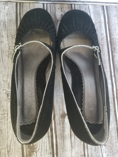 No Boundaries Vicky Black Woman Heel Maryjane Round Toe Buckled Shoe Sz 8.5 - Picture 6 of 12