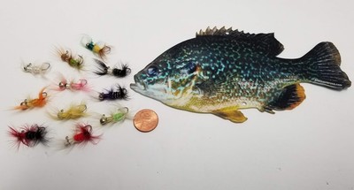 1//16 oz Ice N Ant Crappie Bluegill Perch Sunfish jig Fishing Lure Panfish Gapens