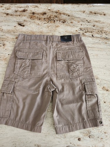 Boy's Silver Cargo Shorts Brand New Size 10 - Picture 2 of 5