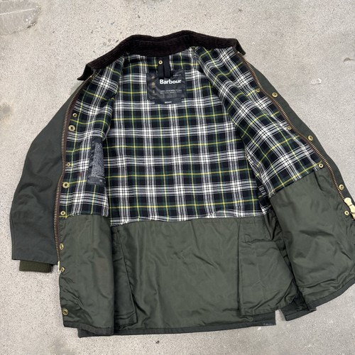 Barbour Bedale Giacca Cera Bambino Taglia XL Oliva - Foto 3 di 8